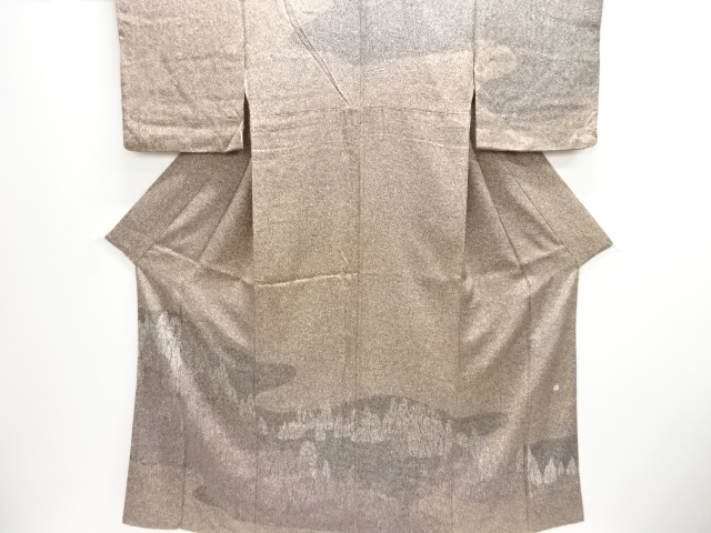 JAPANESE KIMONO / HOMONGI / SILK / TREES